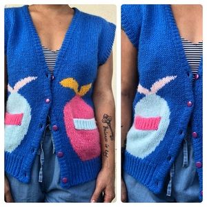 AWESOME VNTG Blue Vest!